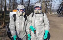 Фото 8: У Львові провели дезінфекцію парку ім. І. Франка та парку «Високий Замок»