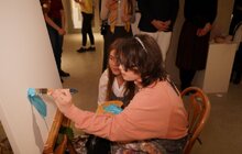 Фото 1: У мистецькому центрі на Стефаника відбулась виставка картин «Сонячної Майстерні»
