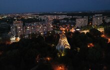 Фото 4: У Львові підсвітили церкву Великомучеників Бориса і Гліба