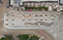 Фото 2: На площі Двірцевій облаштовують новий фонтан
