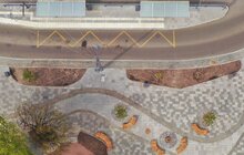Фото 6: На площі Двірцевій облаштовують новий фонтан