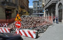Фото 10: На вул Городоцькій почали демонтовувати бруківку 