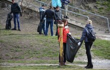 Фото 11: У Львові розпочали прибирання парків та весняну висадку дерев