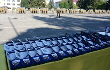 Фото 6: Сьогодні у Львові відбулися заходи з нагоди відзначення 25-ї річниці Дня Високомобільних десантних військ Збройних Сил України у 80-ій бригаді