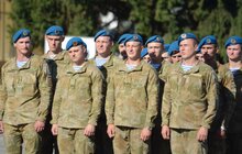 Фото 10: Сьогодні у Львові відбулися заходи з нагоди відзначення 25-ї річниці Дня Високомобільних десантних військ Збройних Сил України у 80-ій бригаді