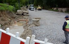 Фото 1: Ремонт вул. Пилипа Орлика планують завершити до 21 грудня цього року