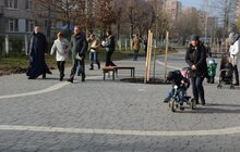 Фото 9: На Сихові завершують роботи з облаштування нового громадського простору