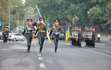 Фото 2: Урочиста церемонія підняття Державного Прапора України