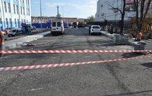 Фото 1: «Ми домовились з «Епіцентром» і спільно робимо дорогу від вул Б.Хмельницького до Кукурудзяної», - А.Садовий