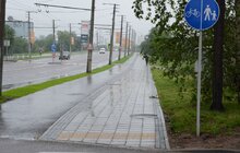 Фото 18: У Львові продовжують облаштовувати велодоріжки: роботи тривають на низці вулиць