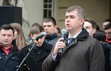 Фото 6: Сьогодні на площі Ринок у Львові спільно заспівали Гімн України