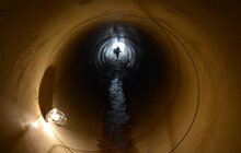 Фото 7: Роботи з прокладання каналізаційного колектора закритим методом.
