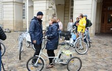 Фото 7: У Львові вперше провели позачергове засідання виконавчого комітету на велосипедах
