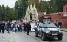 Фото 13: Сьогодні у Львові студенти різних вишів взяли участь в масштабній акції солідарності із бранцями Кремля «Хода солідарності. Волю заручникам Кремля!»