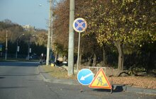 Фото 14: На вул. Княгині Ольги розпочали роботи з будівництва велосипедної доріжки та хідників