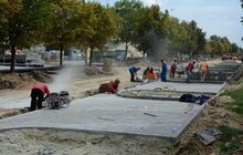 Фото 5: У Львові ремонтують вул.Садову