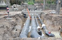 Фото 1: Роботи із заміни тепломережі на вул. Науковій виконано на 95%