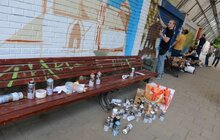 Фото 5: До Дня Європи художники з міст-партнерів Львова зобразили свої міста на 47-метровій стіні 