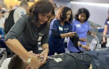 Фото 10: Американські медики вчать українських надавати допомогу пацієнтам з воєнними травмами у критичних станах