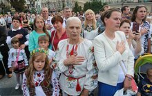 Фото 2: У День Незалежності львів'яни помолились за мир і ласку для України