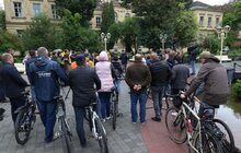 Фото 47: У Львові вперше провели позачергове засідання виконавчого комітету на велосипедах