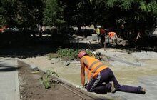 Фото 7: У Франківському районі міста облаштовують сквер на вул. Японській