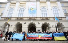 Фото 9: З нагоди 6-ої річниці окупації Криму Росією у центрі Львова відбулась акція-протест «Крим — це Україна!»