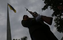 Фото 28: У Львові на найбільшому флагштоку урочисто підняли прапор України