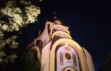 Фото 13: У Львові підсвітили церкву Великомучеників Бориса і Гліба