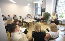 Фото 15: «Коли підприємець має запитання, він може зателефонувати до наших колег і отримати відповідь зрозумілою мовою», — А. Садовий про Центр підтримки підприємництва