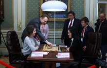 Фото 45: Перші ходи у Матчі за шахову корону зроблено