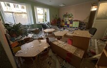 Фото 3: У дитячий садок «Казка», який торік постраждав від російської ракети, повернулись діти (відео)