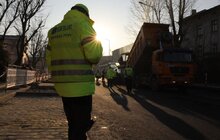 Фото 8: Реконструкція вул. Б. Хмельницького: на відрізку від вул. Механічної до вул. Олійної стелять нижній шар асфальту
