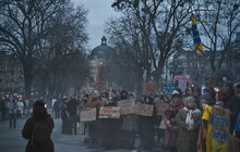 Фото 7: У Львові рідні військових, що у полоні, організували щемливі акції