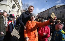 Фото 16: Сьогодні в центрі Львова урочисто заспівали Гімн України