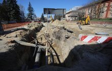 Фото 21: На вул. Шевченка тривають роботи з облаштування квазікільця