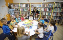 Фото 1: Для мешканців мікрорайону «Новий Львів» відкрили Пазл-бібліотеку для дітей