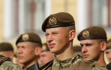 Фото 9: Військова присяга на вірність українському народу в Академії Сагайдачного