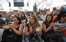 Фото 1: Львівський хор «Гомін» виконав на сцені Leopolis Jazz Fest джазові композиції