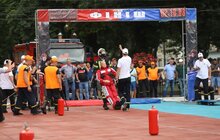 Фото 3: У Львові стартували змагання «Найсильніший пожежник-рятувальник»
