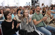 Фото 10: Львівський хор «Гомін» виконав на сцені Leopolis Jazz Fest джазові композиції