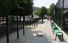 Фото 11: На вул. Шевченка облаштували сучасний мультифункційний спортивний майданчик
