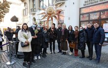 Фото 31: Напередодні Різдва у Львові встановили Різдвяного Дідуха