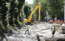Фото 1: Капітальний ремонт дороги на вул. Замарстинівській триває