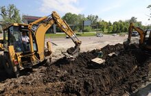 Фото 3: Продовжуються роботи на вул. Хуторівка