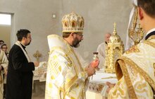 Фото 32: Глава УГКЦ Блаженніший Святослав у співслужінні з єпископами Синоду УГКЦ освятив унікальний храм Софії-Премудрості Божої