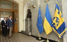 Фото 5: Сьогодні відбулася зустріч міського голови Львова Андрія Садового з Пьотром Глінські