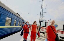 Фото 5: До Львова евакуювали 14 поранених з мінно-вибуховими травмами