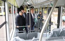 Фото 11: Мер Львова оглянув перші 10 нових тролейбусів виробництва «Електрон»