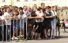 Фото 17: Урочистий ритуал складання Військової присяги студентами цивільних вищих навчальних закладів, які навчалися за програмою підготовки офіцерів запасу 